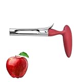 Apfelentkerner Apfelausstecher Edelstahl,Stabil Praktischer Apfelstecher,Apfelkernausstecher für Kitchen Pitter Corer,Entkerner Apfel,Obstentkerner,Apfelkernen,Aushöhler Tool,Fruchtentkerner (Rosa)