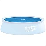 Intex Solarabdeckplane für Easy, Frame Pool Ø 366 cm, Stärke 120 Mikron, 29022,Blau