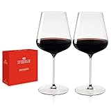 Spiegelau 2-teiliges Bordeauxglas-Set, Weingläser, Kristallglas, 750 ml, Definition, 1350165