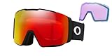 Oakley Sonnenbrille OO 7144 A Asian Fit 714403 Matt Black/Prizm Torch & Iced Po, Mattschwarz / Prizm Torch & Prizm Iced Policarbona, 0