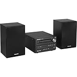 Panasonic SC-PM250EG-K Micro-mit HiFi-System (Bluetooth, CD, UKW, 20 W RMS) schwarz