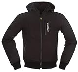 Modeka Clarke Motorrad Textiljacke (Black,XL)