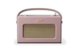 Roberts Revival iStream3L Internetradio mit Bluetooth, DAB+, Digitalradio (UKW/FM, WLAN, Spotify, Amazon, Deezer, UVM.) Küchenradio/Retroradio Dusky pink