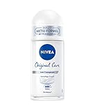 NIVEA Original Care Deo Roll-On (50 ml), pflegendes Anti-Transpirant mit Hautpflege-Essenz, für 48h zuverlässigen Schutz und sanfte Pflege