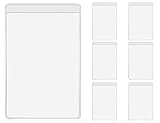 ZoeTekway 12 x Transparente Ausweishülle Kartenhülle Ec Karten Schutzhülle Karten Hüllen Scheckkartenhülle für perfekten Karten Schutz für Führerschein und Andere Scheckkarten
