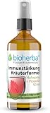 BIOHERBA 3 Halsspray und Rachenspray - Immunstärkung Kräuterformel mit Propolis, 50 ml - lindert Halsschmerzen – Natürliche Halspflege mit Pflanzenextrakten, Vitamin C & Propolis, PZN: 17188657