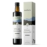 nedura® Schwarzkümmelöl BIO kaltgepresst (ungefiltert) 500ml – mit hohem Thymochinongehalt, BIO-Zertifiziert & 100% rein - täglich frisch & schonend gepresst - direkt aus eigener Manufaktur