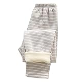 Thermohose Kinder Gefütterte Hose Winterhose Kuschel Jogginghose Thermo Leggings Elastische Taille Sporthose Warme Hosen für Jungen und Mädchen 3-12 Jahre Alt Fashion