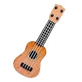 SAFIGLE Kindergitarre Musikspielzeug Ukulele Klassisches Instrument 4-Saitige Mini-Kindergitarre Musikgeschenk Musikanfänger Lernen Lernspielzeug Für Kleinkinder Jungen Mädchen -