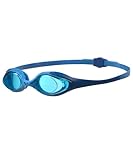 arena Spider Junior Schwimmbrille für Kinder, Schwimmbrille mit Anti-Beschlag und UV-Schutz, Selbstjustierender Nasensteg, Hypoallergene Silikondichtungen