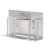 MAGICLULU Zahnbürstenhalter augplatte Suction Cup saugnapf Teller Zahnputzbecherhalter Toothbrush Holder aufbewahrung Regal Zahnpastahalter Gestelle für Lagerregale Zahnpasta-Rack Silver