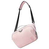 Kameratasche BAGSMART Große Umhängetasche Schultertasche, für DSLR SLR-Kamera und Zubehör, Rosa