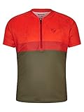 Ziener Kinder NILIO Fahrradtrikot/Radtrikot - Mountainbike|Rennrad - atmungsaktiv,schnelltrocknend,elastisch,Kurzarm, New red, 116