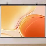 OPOLDBDMAC Tragbarer Leinwand Beamer, 40/50/60 Zoll Wandmontage Projektionsleinwand, Format 16:9/4:3 Full HD Projektionsschirm, Für Das Heimkino Im Büro(50 inch 4:3)