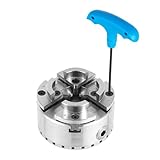 M33 Backenfutter,Drechselfutter 40Cr Stahl Mini Lathe Chuck Schneckenfutter mit selbstzentrierendem Einstellrad Für Drehbänke Zentrisch verstellbare Präzisionsspannfutter