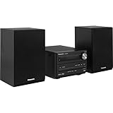 Panasonic SC-PM254EG-K Micro- mit HiFi-System (Bluetooth, DAB+, CD, UKW , 20 W RMS) schwarz