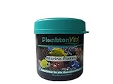 PlanktonVital Marine Flakes Premium Fischfutter Alleinfutter für alle Fische Flockenfutter Meewasserflocken Aquariumfutter Meerwasser Süßwasser und Zierfische 250 ml