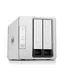 TERRAMASTER F2-221 NAS Cloud Speicher 2 Bay- Apollo J3355 Dual-Core 2,0GHz 2GB Memory Plex Media Server Netzwerkspeicher RAID (Ohne Festplatte)