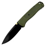 Joa Klappmesser Grün, Taschenmesser aus Schwarz Edelstahlklinge, Scharfes Einhandmesser mit Gürtelclip, Survival Messer kann für Outdoor, Camping Jagdmesser