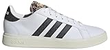 adidas Damen Grand Court Base 2.0 Shoes Sneakers, Cloud White Carbon Magic Beige, 40 EU