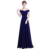 YKSEND Abendkleid Elegant Damen Cocktailkleide Ladies Evening Dress Langes Kleid mit Einer Schulter, Geeignet Als Abendkleid für Bankette, Partys,D,L