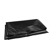 JYCRA HDPE Teichfolie 2m x 3m schwarz Teichfolie für Fischteiche, Bachläufe, Brunnen und Wassergärten