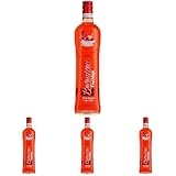 Berentzen Fruchtige Himbeere-Pfirsich 1 x 0,7l-Fl. 16% vol. (Packung mit 4)