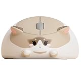 Akko Kabellose Gaming-Maus mit Katzenthema, 2,4 GHz mit USB-Empfänger, süße optische schnurlose Cartoon-Maus für Computer/Laptop/Desktop, kompatibel mit Mac/Win (Ragdoll-Katze)