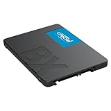 Crucial BX500 SATA SSD 480GB, 2,5' Interne SSD Festplatte, bis zu 540MB/s, 480GB SSD kompatibel mit Laptop und Desktop (PC), 3D NAND, Dynamische Schreibbeschleunigung - CT480BX500SSD1