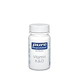 Pure Encapsulations - Vitamin K & D - Hypoallergene Rezeptur mit Vitamin K1, K2, und D3 für Starke Knochen - 60 Kapseln