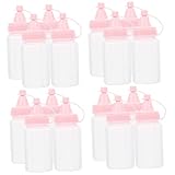 Cabilock 4 Sätze Salatflasche Quetschflasche Soßenflasche Saftpresse Waschflasche Quetschflasche Große Wasserflasche Leerer Gewürzbehälter Sprühflasche Senfflasche 4 Stück * 4