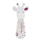 Baby Safe Schwimmendes Badethermometer, Giraffe (Grau)