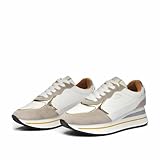 Kappa Damen Geena Low Cut Retrorun | Woman | Size 37 | White/Yellow Sneaker, Weiß, Gelb, Gold, EU