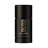 BOSS THE SCENT Deo Stick für Herren, orientalischer Duft mit Leder-Noten und Maninka-Frucht für verführerische Männer, 75ml