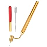 Pisamhid Fine Line Fluid Writer Stift,Spitze Fine Line Fluid Writer Applikatorstift - Stifte mit feiner Spitze, feiner Malstift, Goldmessing-Konstruktion, schräge Spitze, Zeichnung, Farbe