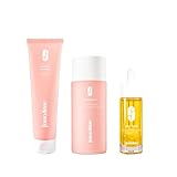 juno & me - Glow Below Set: 3er-Set zur Reinigung, Pflege & Rasur der äußeren Intimzone - enthält Pre-Shave Peeling, Rasiergel & After Shave Öl - mit Milchsäure & Hanföl - vegane Intimpflege Damen