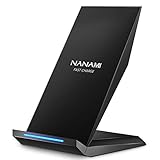 NANAMI Fast Wireless Charger, Induktive Ladestation für Apple iPhone 16 15 14 13 12 Pro 12 11 XS Max XR X 8 Plus,Kabelloses Ladegerät Qi Phone Handy Charger Schnell für Samsung Galaxy S24 S23 S22 S21