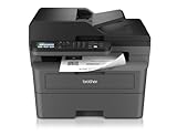 Brother MFC-L2827DW 4-in-1-Multifunktions-Laserdrucker, 32 ppm, Duplexdruck, 2-zeiliges LC-Display, Fast Ethernet, WLAN mit 5 GHz und USB 2.0