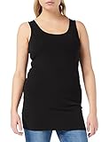 ONLY Damen Tank Top Top Onllive Love Long Regular Fit Tank Top Noos-15060061 - Schwarz (Black), XL,