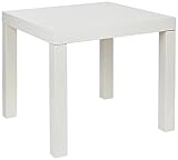 Ikea Lack Beistelltisch weiß, Holz, White, 45 x 55 x 55 cm