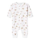 NAME IT Baby - Mädchen Nbfnightsuit Zip Orchid Pink Teddy Noos, Bright White, 68