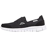 Kappa Unisex taro Sneaker, Schwarz 1110 White Black, 38 EU