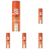 8X4 Men Dynamic Energy Deospray, Deospray für Männer mit holzig-maskulinem Duft, Deo ohne Aluminium (ACH) mit 48h zuverlässigem Schutz (150 ml) (Packung mit 5)