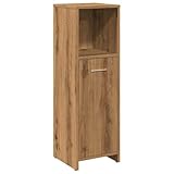 vidaXL Badschrank Artisan-Eiche 30x30x95 cm Holzwerkstoff