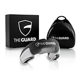 The Guard – Mundschutz für Kontaktsportarten jeder Art, inkl. Aufbewahrungsbox I Individuell anpassbar, BPA frei & geschmacksneutral I Sport Zahnschutz für Boxen, Kampfsport & Hockey I Black/White