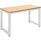 Computertisch Schreibtische Bürotisch Arbeitstisch PC-Tisch, Bürotisch Officetisch für Home Office Schule, Stabil Laptop-Tisch Arbeitstisch (120 x 75 x 60cm, Holzmaserung)