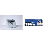 Brother MFC-L8390CDW 4-in-1 Farb-LED Multifunktionsgerät Original TN-248VAL Toner 4er-Pack Schwarz,Gelb,Cyan, Magenta