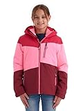 killtec Mädchen Funktionsjacke mit Kapuze und Schneefang/Outdoorjacke ist wasserdicht KOW 170 GRLS JCKT, pink, 164, 40927-000