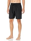 Amazon Essentials Herren Badehose, Schnell Trocknend, 23 cm, Schwarz, L