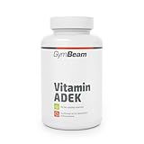 GymBeam Vitamin ADEK (Kapseln) - mit fettlöslichen Vitaminen (A, D, E, K), unterstützt Immunsystem, gesunde Knochen, Haut und Schleimhäute, Eisenstoffwechsel, Sehkraft und Muskelfunktion, 90 caps